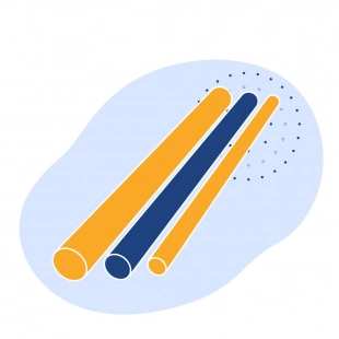 Бронзовый пруток 180 мм БрАМц9-2 ГОСТ 1628-2019