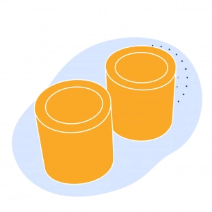 Капролоновая втулка 270х1400 мм кремовая ПА 6