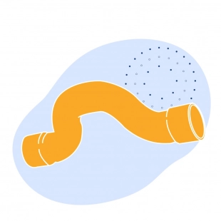 Медный обвод двухраструбный 88.9 мм М1р ГОСТ 32590-2013