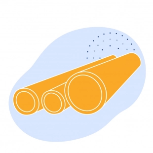 Труба нержавеющая электросварная 630х23 мм 12Х18Н10Т ГОСТ 10704-91