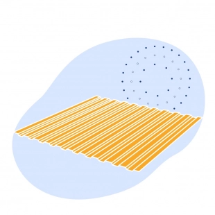 Профнастил для забора МП20-0.45-1100 RAL 9006