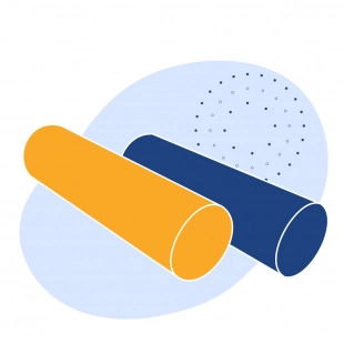 Текстолит стержневой 25x350 мм ГОСТ 5385-74