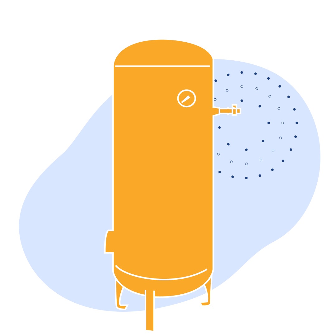 Ресивер 0.9 м3 1 МПа