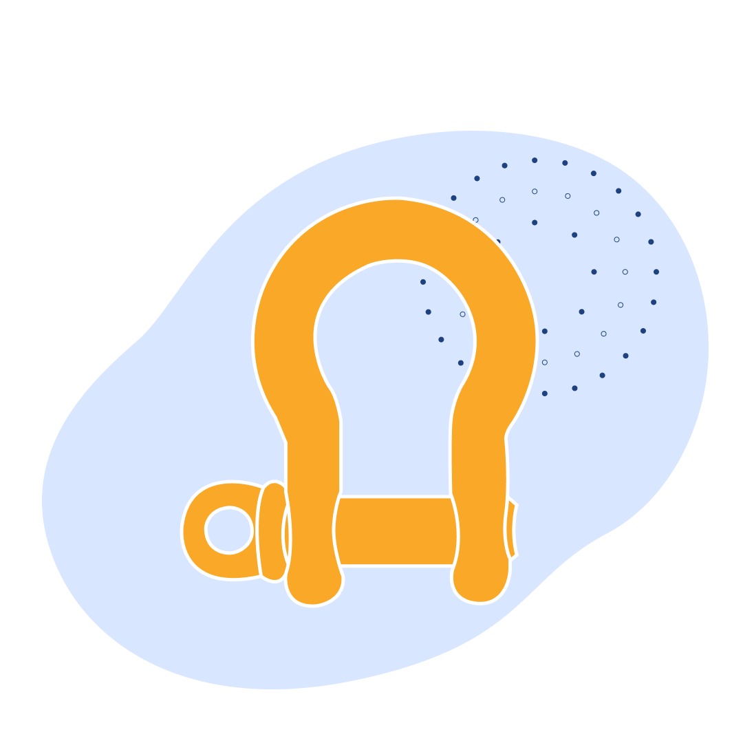 Скоба такелажная 12 Кн