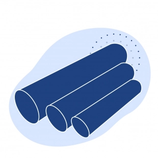 Труба оцинкованная бесшовная 299х14 мм 40Х ГОСТ 8732-78