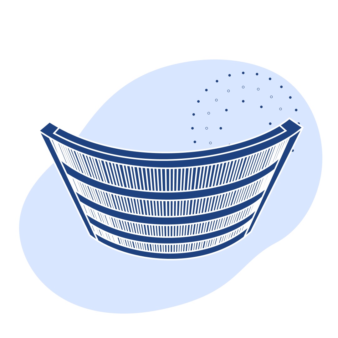 Дуговое щелевое сито AISI 316