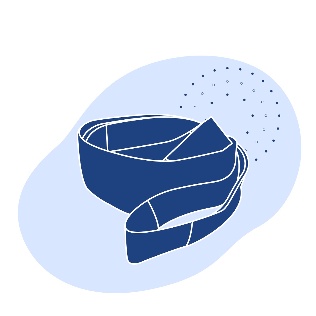 Строп двухпетлевой текстильный желтый 3 т 1 м